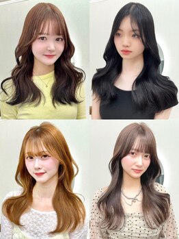 ディスイズ(thisis)の写真/【new open】前髪カット&韓国風レイヤーカット&おくれ毛で小顔魅せ効果*最高に可愛くなれる♪