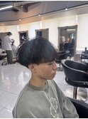 シャドウパーマ　スパイラルパーマ　波巻きスパイラル　マッシュ