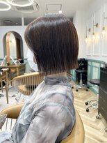 ロンドイディールバンダイ 新潟万代(Lond ideal)&nbsp;ダークブラウン切りっぱなしボブ