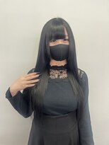 ロサ ファイブヘアー(Rosa..5Hair)&nbsp;漆黒ロングヘアー
