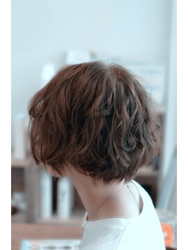クラウンズヘア レディスショートパーマ