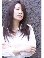 マロウズ(Marrows) 【Marrows】透ける毛先のストレートロング