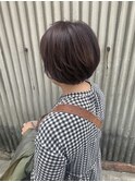 頭の丸みを綺麗に出したボブ 絶壁解消カット
