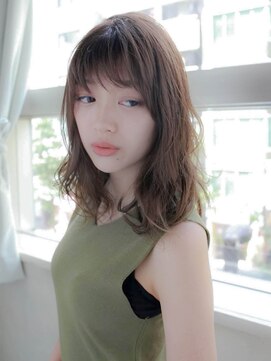 ルティア(Lutia) ゆるふわ アッシュカラー シースルーバング★★