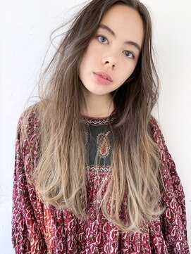 ヴェルダ 池袋店(verda) ラフウェーブ×パールベージュグラデーション