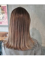 キーン 立川店(keen)&nbsp;【keen×武田】外国人風バレイヤージュ×ロブ