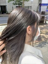 オプスヘアー 姪浜店(OPS HAIR)&nbsp;インナーカラー・ホワイトグレー