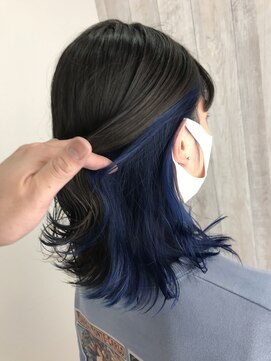 シエル 立川店(CIEL) 【CIEL原田】人気のインナーカラー、ネイビーブルー！！