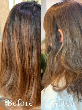 アークスヘアー 耳掛けミルクティーグレージュ大人かわいいゆるふわロング