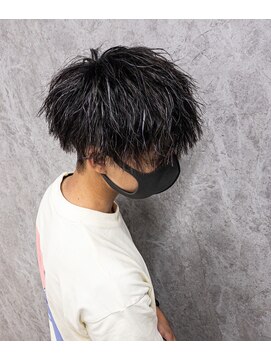 ダズルヘアーエイチ(DAZZLE hair H) 【メンズ】ツイストホワイトメッシュ