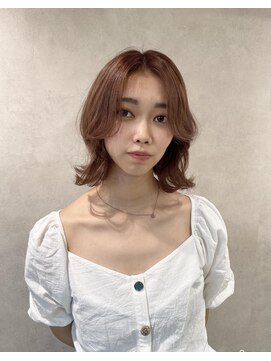 ミューバイケンジ(miu by KENJE) miu&清水大誠　韓国風くびれヘアー♪