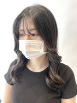 ヘアデザイン ファブロ(hair design FABRO.) インナー/イヤリングカラー/ホワイトシルバー/くびれヘア/韓国風