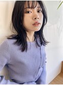 ［Ocean Hair&Life 水田成美］鎖骨ミディ☆切りっぱなしスタイル