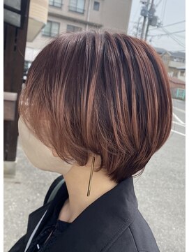 レビジュヘアー 桂店(LEVIJU HAIR) ハイライトのメリハリショートで可愛く!