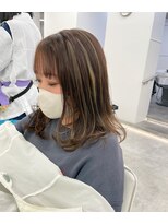 ブラウン(Brown)&nbsp;ハイライトカラー/藤沢美容室