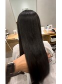 髪質改善で艶感ヘアーに