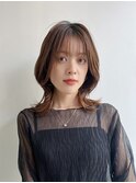 大人ヘアくびれヘアワンホンヘア前髪ありひし形外ハネK20240203