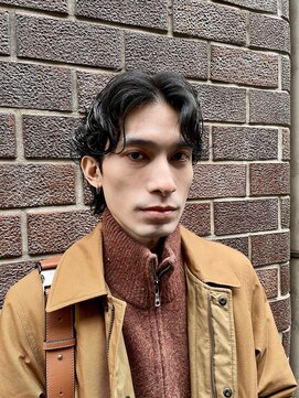 ニット 銀座(knit) ショートウルフ×パーマ【knit 銀座　荒柄ノエル】