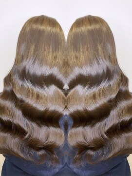 マティス 表参道(matiz) ダークアッシュ/美髪/髪質改善カラー/ショコラブラウン/カール