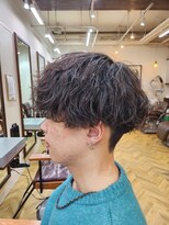 レボルトヘアー(R EVOLUT hair) 強め波巻きパーマ#メンズ#パーマ#マッシュ#柏