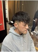 ツイストスパイラルパーマ/メンズカット/波巻きパーマ/札幌/大通