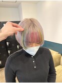 ホワイトシルバー×フェイスデザインstylist聖斗