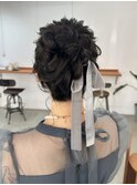 ガーリーなお呼ばれヘアセット〇