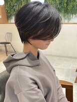 ビューブルー 亀戸錦糸町(VIEW BLUE)&nbsp;美髪シアーカラーピンクブラウンショートカット切りっぱなしボブ