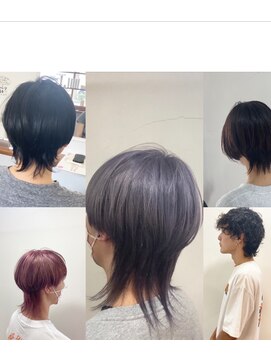ヘアーアンドメイクアップモパ ウルフヘア