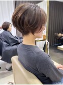 ショートボブ髪型20代30代40代50代前髪あり前髪なし面長丸顔小林