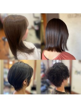 リエート(LIETO)の写真/ロング～ショート、メンズもお任せ下さい！ナチュラルでスタイリングしやすい似合わせカットが人気