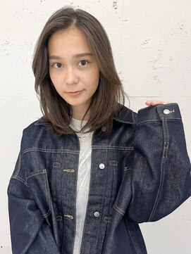 ラミエ バイ メルト 吉祥寺(lamie by melt) "久保田"ナチュラルレイヤーカットブリーチなしアッシュブラウン