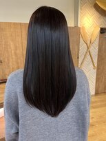 バイエイト 野並店(By Eight) つやつやダークバイオレット×ロング