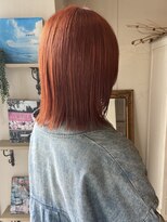 ヘアーデザイン シュシュ(hair design Chou Chou by Yone)&nbsp;☆chouchou☆オレンジカラー/ダブルカラー/ブリーチ