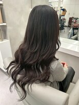 ベレーザ 渋谷(BELEZA)&nbsp;13821オリーブグレージュ韓国風巻きレイヤーカットワンホンヘア