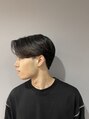 エクシア 京都河原町(EXCIA)&nbsp;メンズカット毛流れセンターパートビジネスマンにもオススメ