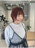 天神大名顔周りレイヤーカットミディアムボブタッセルボブ今泉