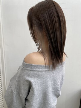 リジョイスヘア(REJOICE hair) 【REJOICE hair】コントラストインナーホワイトグレーmido