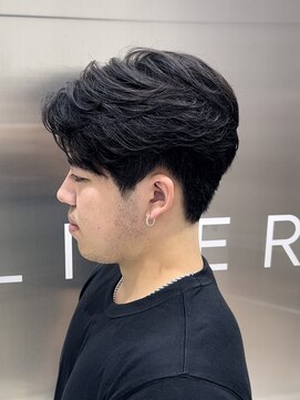 リベル(LIBER) センターパート/ニュアンスパーマ/毛流れ/メンズカット/八王子