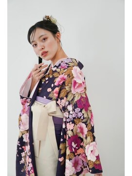 ビーチ ステラタウンまえ店(Beach) 卒業式ヘアアレンジ 袴着付け