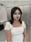 海外ガール風外ハネミディアム