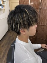 ポプラル(POPULAR) ツイストパーマ/メッシュ