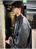 ニュアンスパーマ ダウンパーマ センターパート 新宿 南川聖華