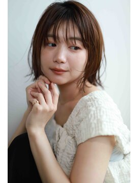 毛先ワンカール×レイヤーカット×小顔カット　20代30代40代