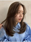 【ちょっと重めのレイヤースタイル】