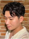 大人ウェーブショート