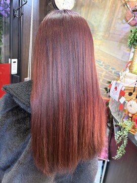 フェイスティ(feisty) pink brown