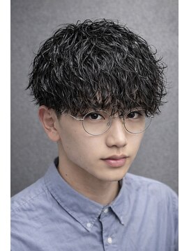 ピサンリ(pissenlit) 波巻きツイストスパイラルパーマ　メンズマッシュ