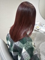 ベル サウス(BHEL south) 津市ロングレイヤーカットハッシュカット透明感カラー重めロング