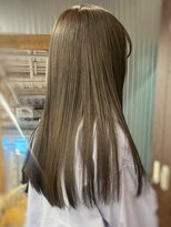 マッシュ チャヤマチ(MASHU chayamachi)&nbsp;柔らか透明感/ブリーチなし/オリーブブラウン/大阪梅田